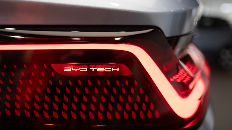 BYD Genuine Parts close-up detail